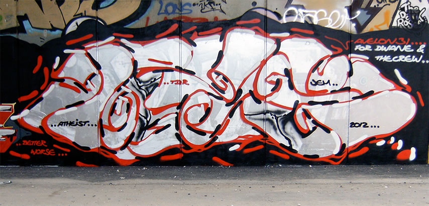 Atheist... For Dwane and The Crew... made by Avelon 31 - The Dark Roses - Copenhagen, Denmark 18. July 2012